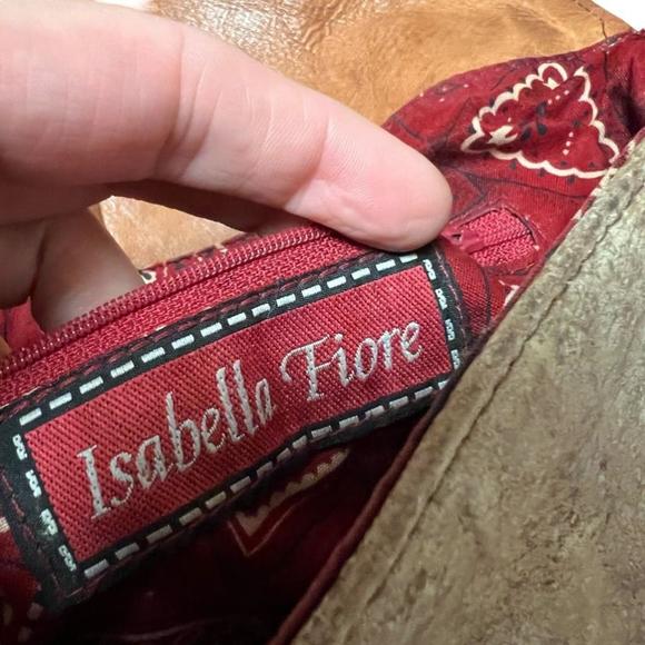 Isabella Fiore Rare Vintage Patriotic Heathered Shimmer Design Purse - Picture 2 of 16